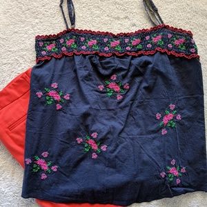 Embroidered Tank